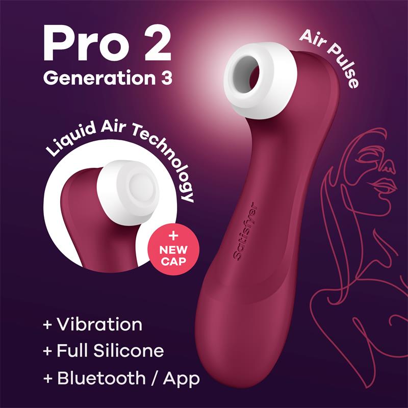 Satisfyer PRO 2 Gen 3 Liquid Air Technology Succión Y Vibración
