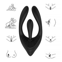 Load image into Gallery viewer, Latetobed Trimer Stimulator 3 motors flexible USB silicone