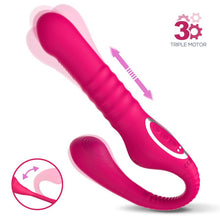 Load image into Gallery viewer, Twentythree Double vibrator with pulsation and flexible Thrusting 180º