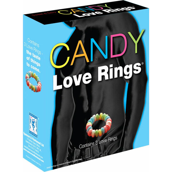 Candy Black anillos de caramelo para el pene
