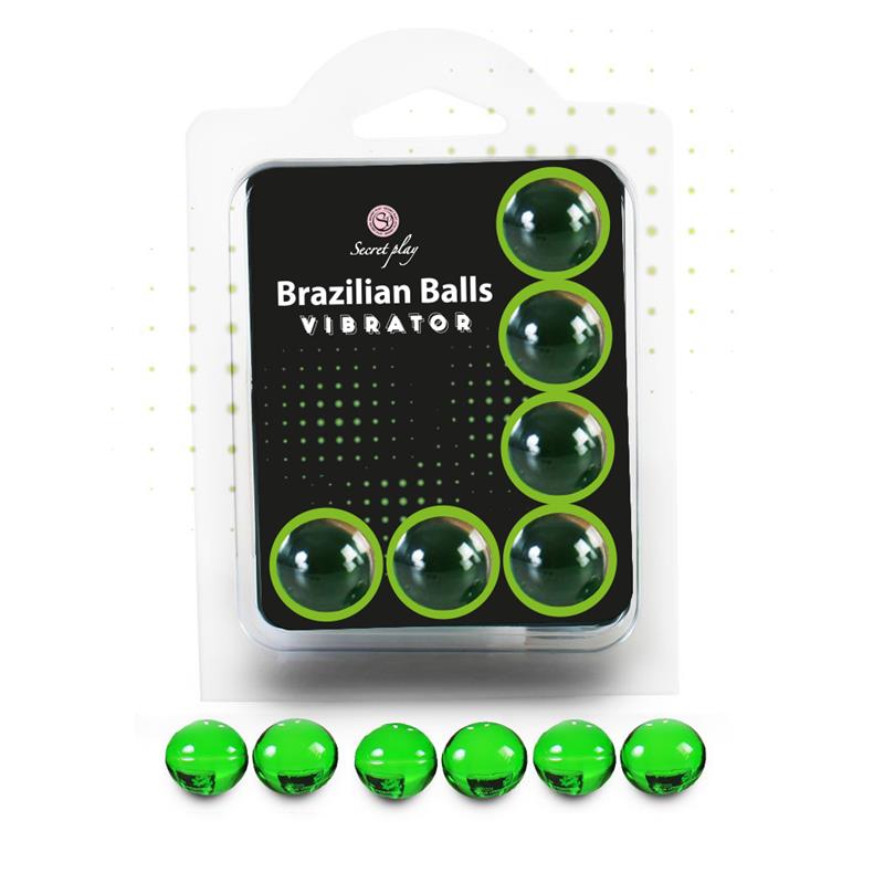 Secret Play Brazilian Balls Set 6 Efecto vibración