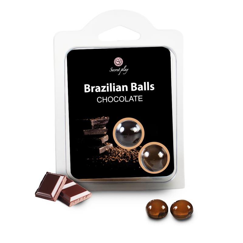Secret Play Set 2 Brazilian Balls aroma chocolate