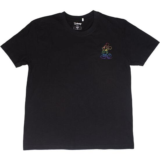 Acid Wash Disney Pride Cropped T-Shirt