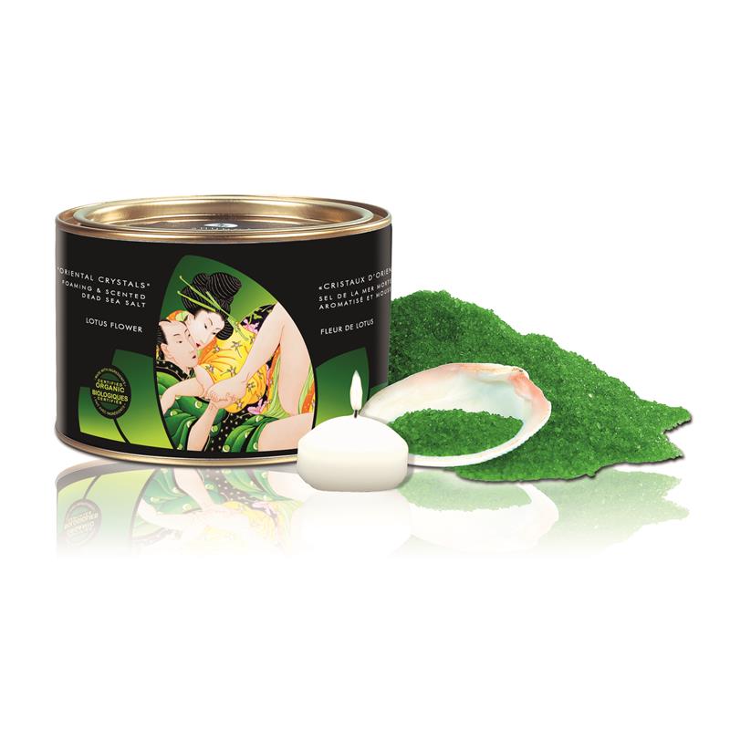 Shunga lotus flower scented bath salts