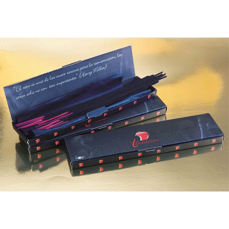 Temptation erotic incense box with pheromones 20 chocolate sticks