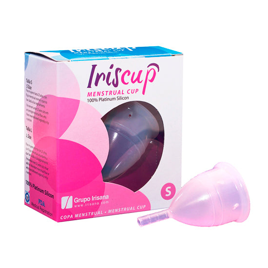 Small pink menstrual cup
