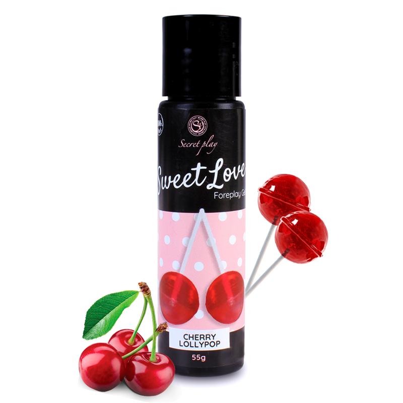 Secret Play lubricante cereza lollipop 60ml