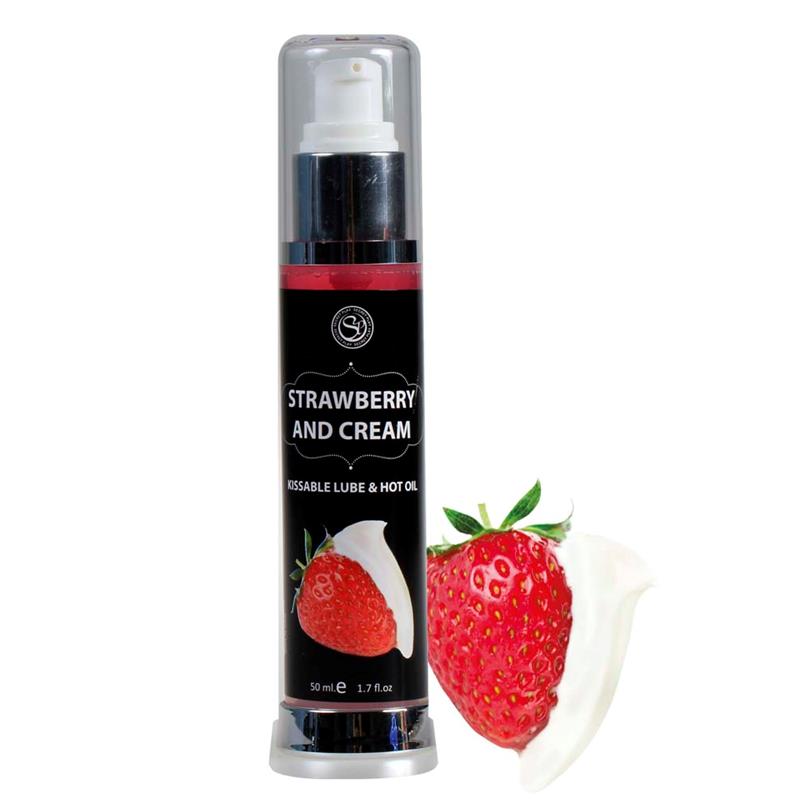 Secret Play Lubricant Heat effect strawberries and cream